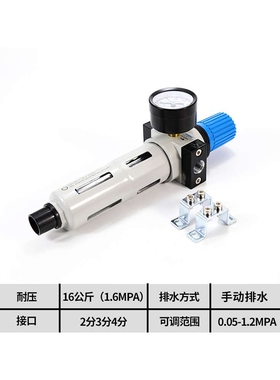 j8toFes调压型费斯托LF油水分离器16公斤高压气源处理器过滤器Rg3