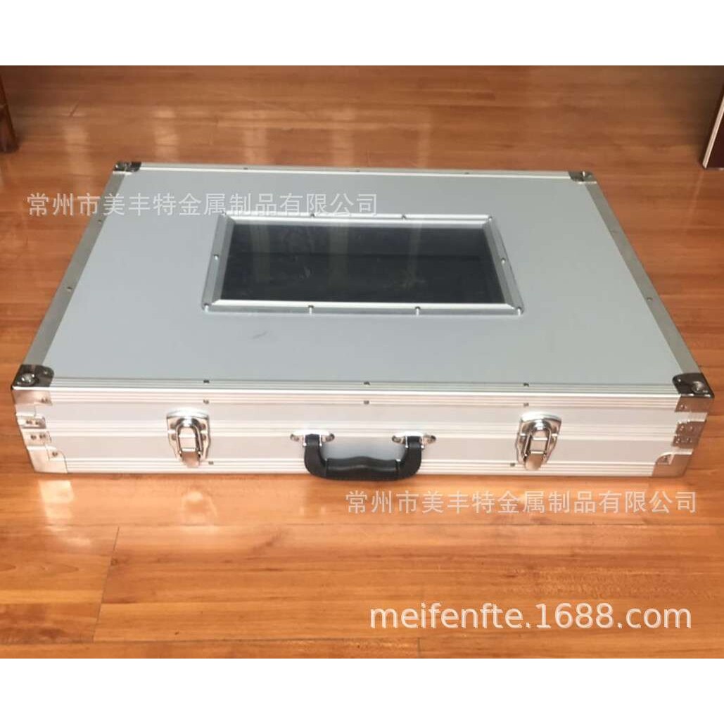 源头厂货大量供应半导体仪器铝箱纯铝拉丝手提箱内衬防静电EVA