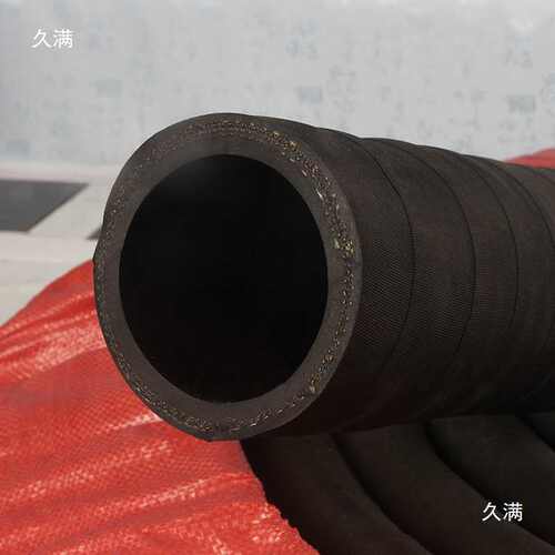 黑色夹布橡胶排水管3寸泥浆管4寸打桩机泥浆泵钢丝缠绕卸灰水泥管