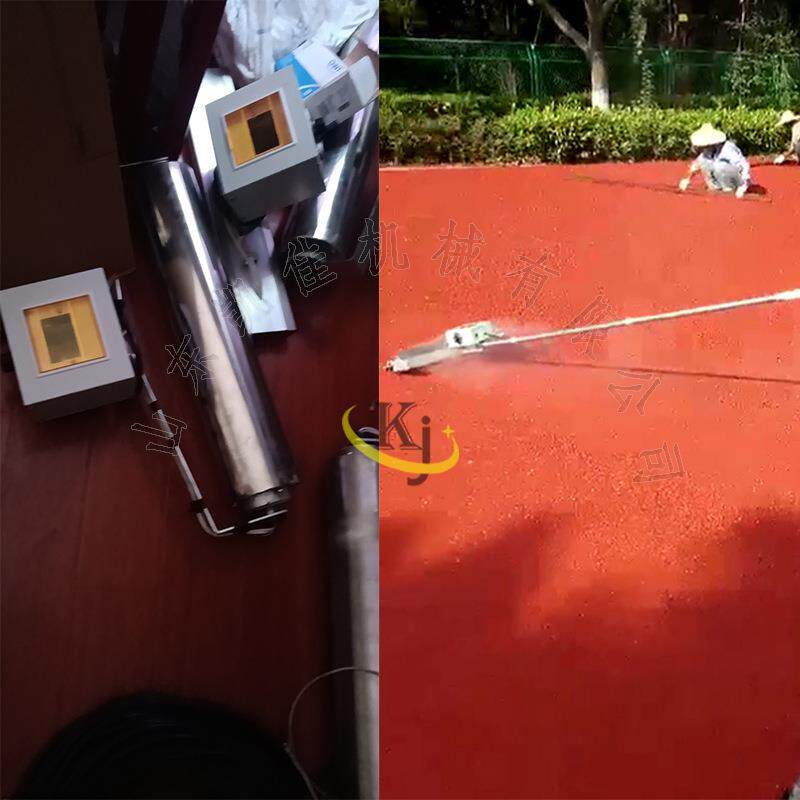 橡胶颗粒跑道摊铺工具 手拉式电动摊铺机 滚轴宽度600mm 量大从优