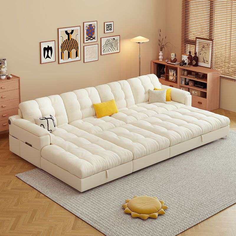 2025新款沙发床网红款猫爪绒布家用小户型贵妃直排布艺伸缩推拉,3C数码配件,USB灯,淘宝优惠券,粉丝福利购,淘宝优惠卷