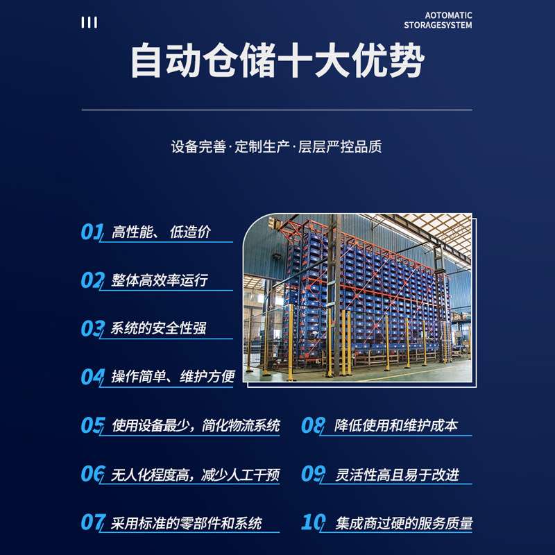物流仓库系统智慧整套仓管货架智能高位成品立体库高位 立体