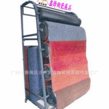 地毯展示架 毛毯展具 卷轴布匹铁架 地毯挂架 墙纸墙布展示架