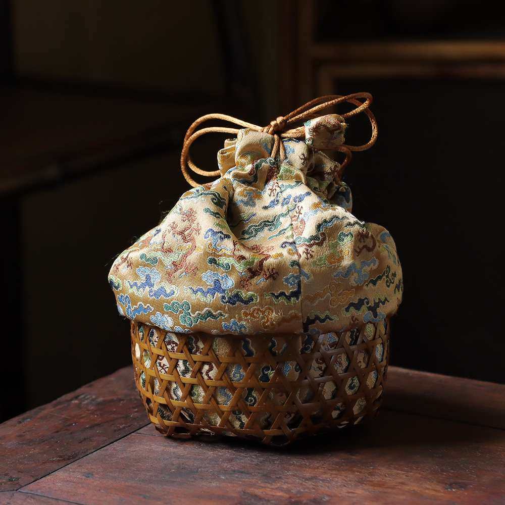 紫砂壶品茗杯主人杯建盏收纳袋 手工竹编小篓子 珠宝首饰收藏盒,3C数码配件,USB灯,淘宝优惠券,粉丝福利购,淘宝优惠卷