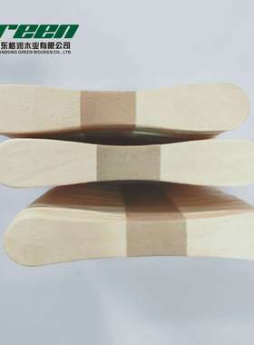 94MM勺调羹木勺雪糕勺厂家直供可定LOGO冰淇淋烫金