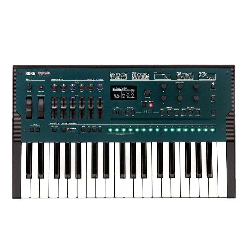 KORG/扩乐格科音opsix FM合成器便携16步进音序器6复音37键全尺寸