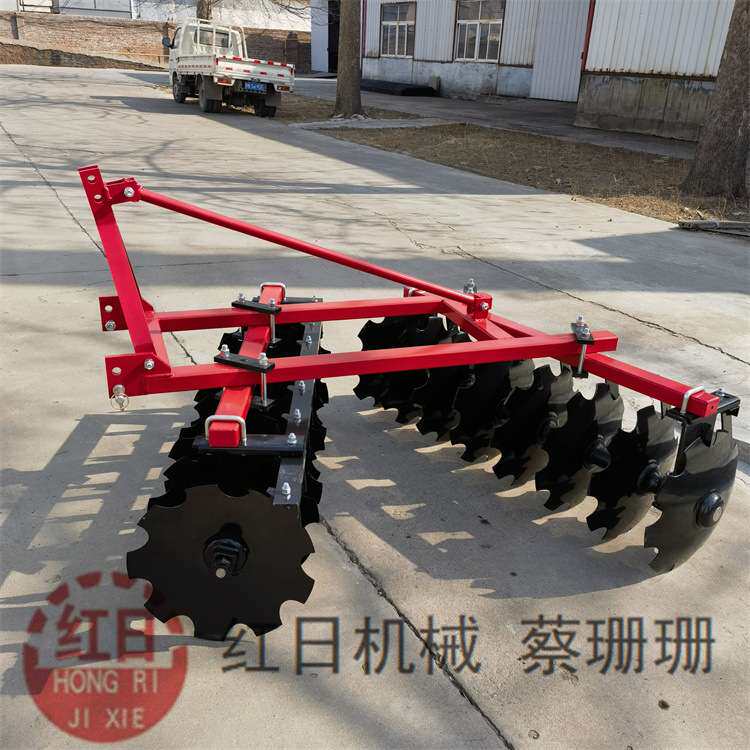 红日圆盘耙出口型圆盘耙拖拉机悬挂式轻型圆盘耙土壤耕地机械轻耙
