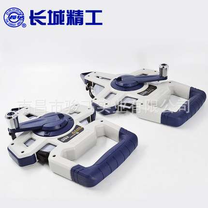 长城精工30米50米钢卷尺工程尺尼龙防水防锈耐磨防摔
