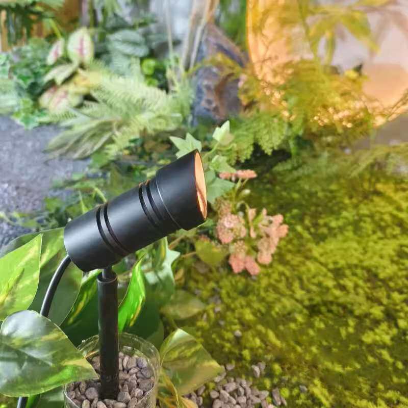 防水户外射灯led庭院花园照树灯景观别墅地插式投光灯草坪照树灯