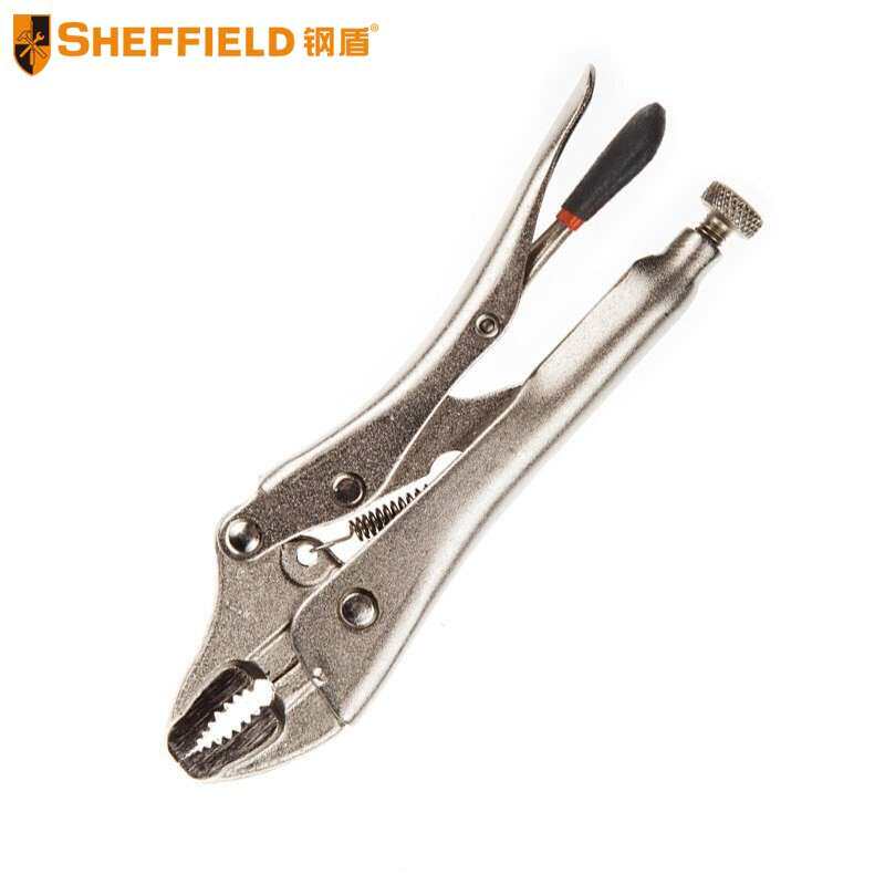钢盾SHEFFIELD S048009 铁皮大力钳8英寸 多功能平头快速夹固定
