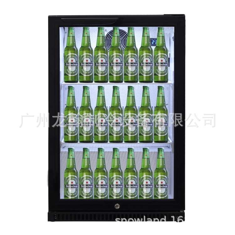 吧台冰柜酒店啤酒柜清吧嵌入式冰箱保鲜柜商用单门冷藏柜