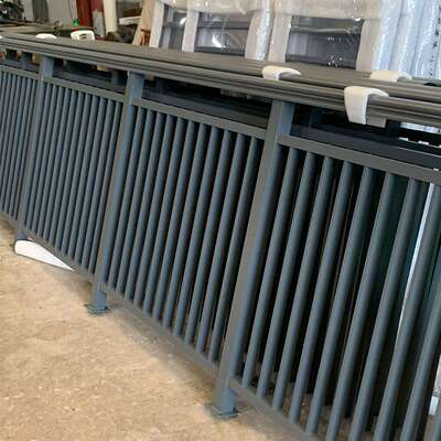 现代简约铝艺护栏别墅庭院户外阳台露台防护栏院子铝合金栏杆围栏