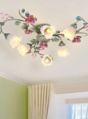 佳苑乡村田园吸顶灯餐厅卧室书房吸顶灯led灯家用卧室吸顶灯卧室