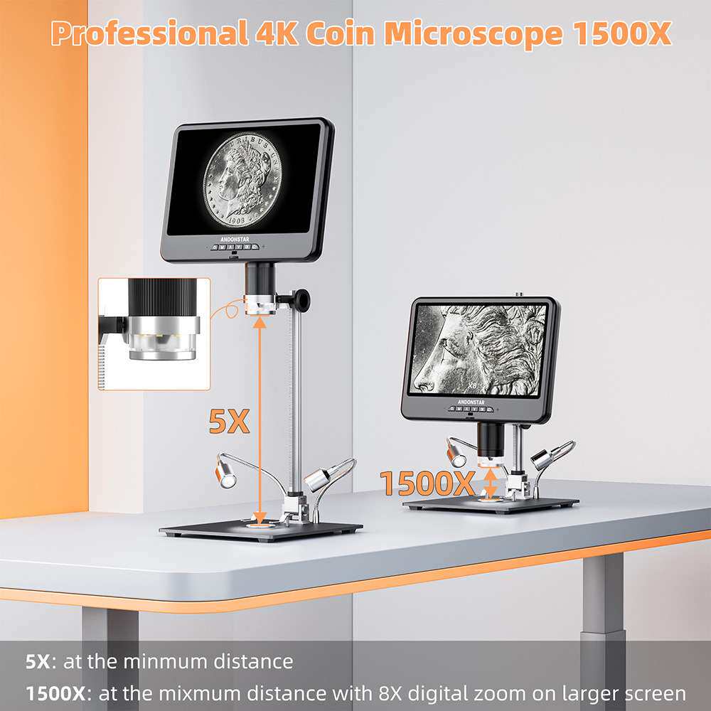 新款AD208SE 显微镜 数码显微镜 HDMI输出4K 超清画质