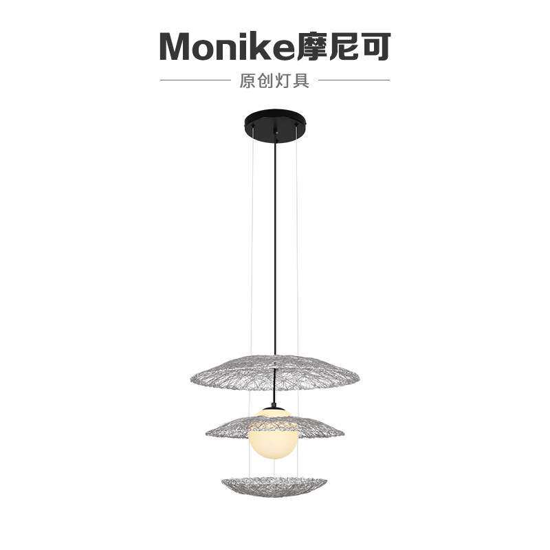 led床头餐厅吊灯吧台装饰亚克力跨境代发中山灯具家居现代简约