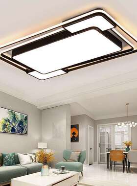 大气客厅主灯大厅大灯餐厅房间卧室灯现代简约led吸顶灯北欧灯具