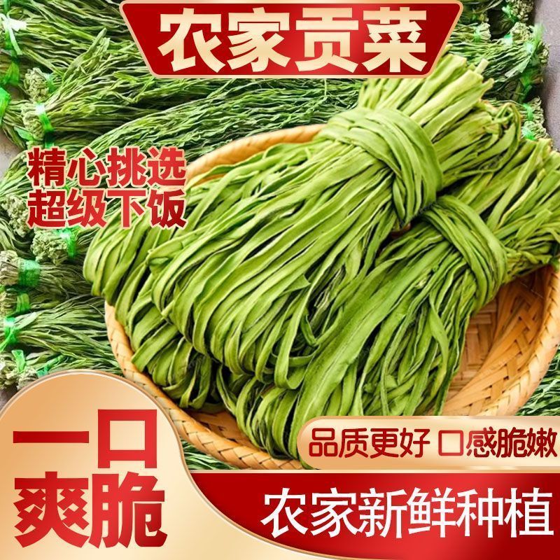 特级新货正宗贡菜新鲜苔干脱水蔬菜干货火锅批发串串各种干菜大全