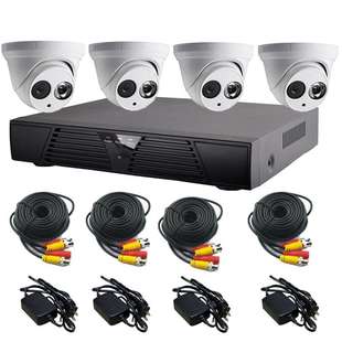 家用监控套装 家用监控设备套装 安防工程 4CH CCTV dvr kit