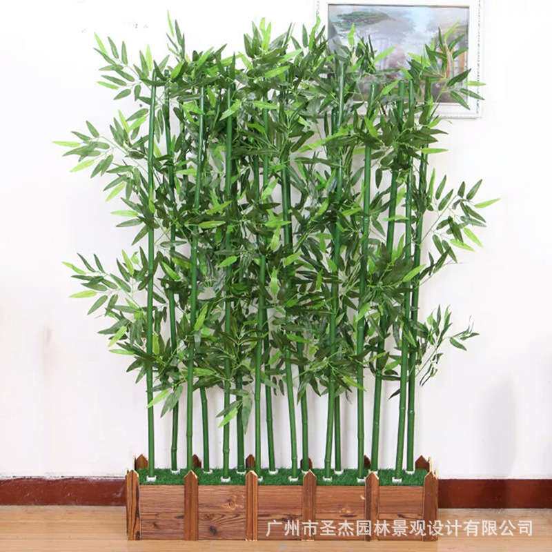 人造竹子仿真室内外塑料假毛竹装饰藤条植物盆栽厂家直销假竹子