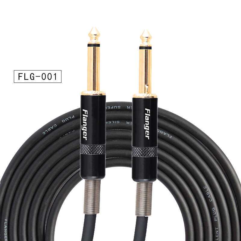 Flanger/弗兰格 3米电吉他连接线 降噪线贝斯音箱音频静音线