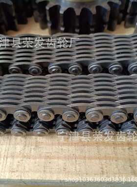 CL12 节距19.05毫米 内导39片无声齿形链条及配套链轮耐用