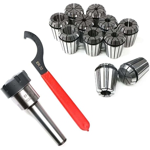 MT3-ER32-11PCS莫氏筒夹头套装带扳手MT3 Shank 11PC ER32 Collet