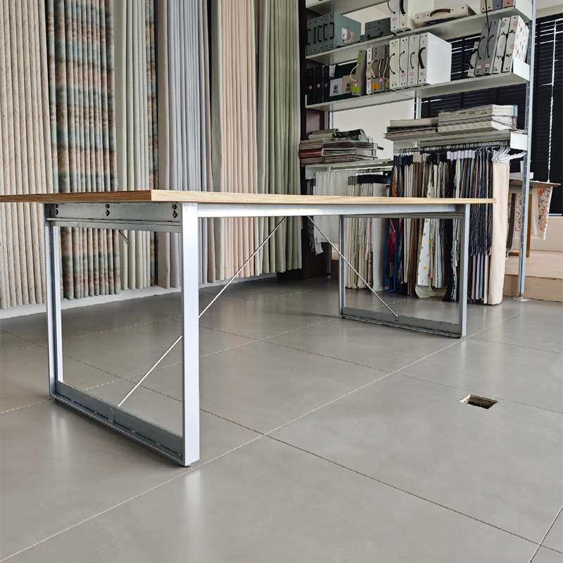 长方形桦木餐桌长条原木茶桌办公桌大板桌子客厅咖啡店洽谈桌子