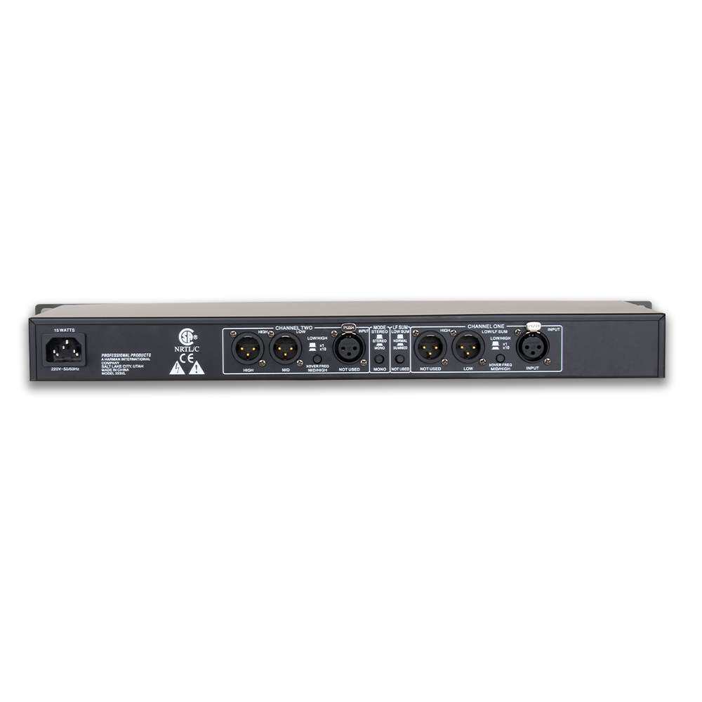 223XL 专业二分音频电子分频器现货舞台演出KTV立体声2通道均衡器