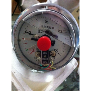 供应雷尔达电接点耐震真空表YNXC100 -0.1-0.3MPA