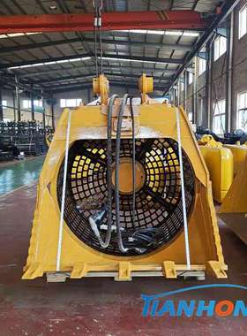 济宁天鸿筛分斗 挖掘机筛沙石斗 滚筒筛分斗 PC360挖机筛分斗