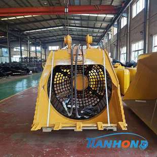 济宁天鸿筛分斗 挖掘机筛沙石斗 滚筒筛分斗 PC360挖机筛分斗