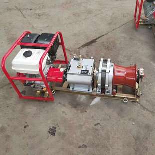 拉电缆的绞磨机3吨收线牵引机5吨柴油卷扬机8吨拉缆机