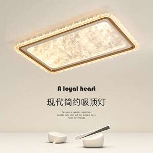 客厅主灯轻奢高级简约感卧室房间灯具现代新款书房全屋套餐吸顶灯