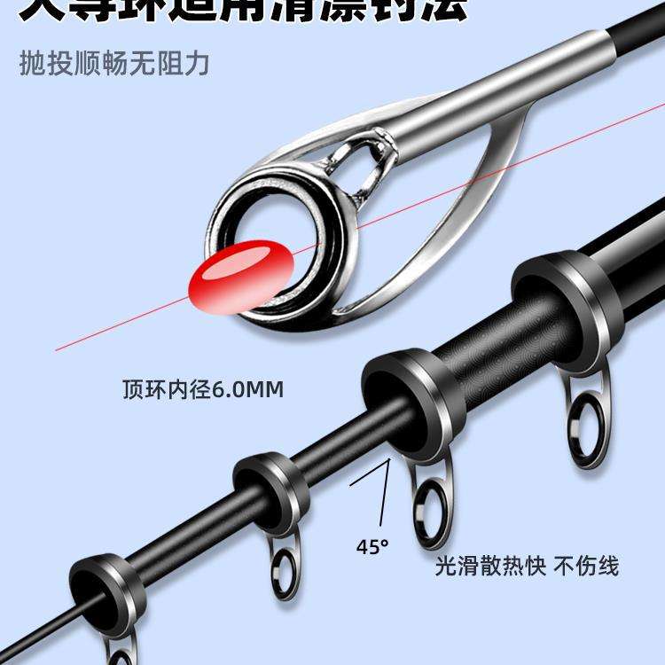 矶钓竿矶竿远投滑漂大导环矶竿碳素超硬手海两用新款