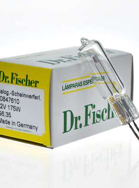 Dr.Fischer灯泡00847610 12V175W G6.35光学仪器卤素灯