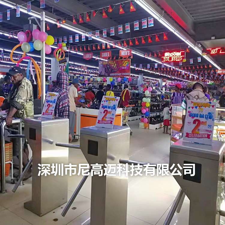 超市单向门车站进出口器出入口门禁行门景区单向通道转闸门摆闸机