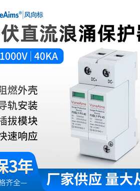 直流浪涌保护器SPD光伏电涌防雷避雷开关PV2P40KADC1000V跨境FXB