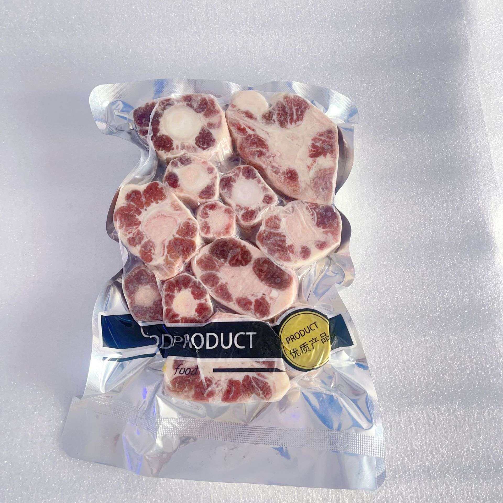 去皮牛尾进口新鲜牛尾冷冻500g 零售牛尾骨头速冻生鲜牛肉