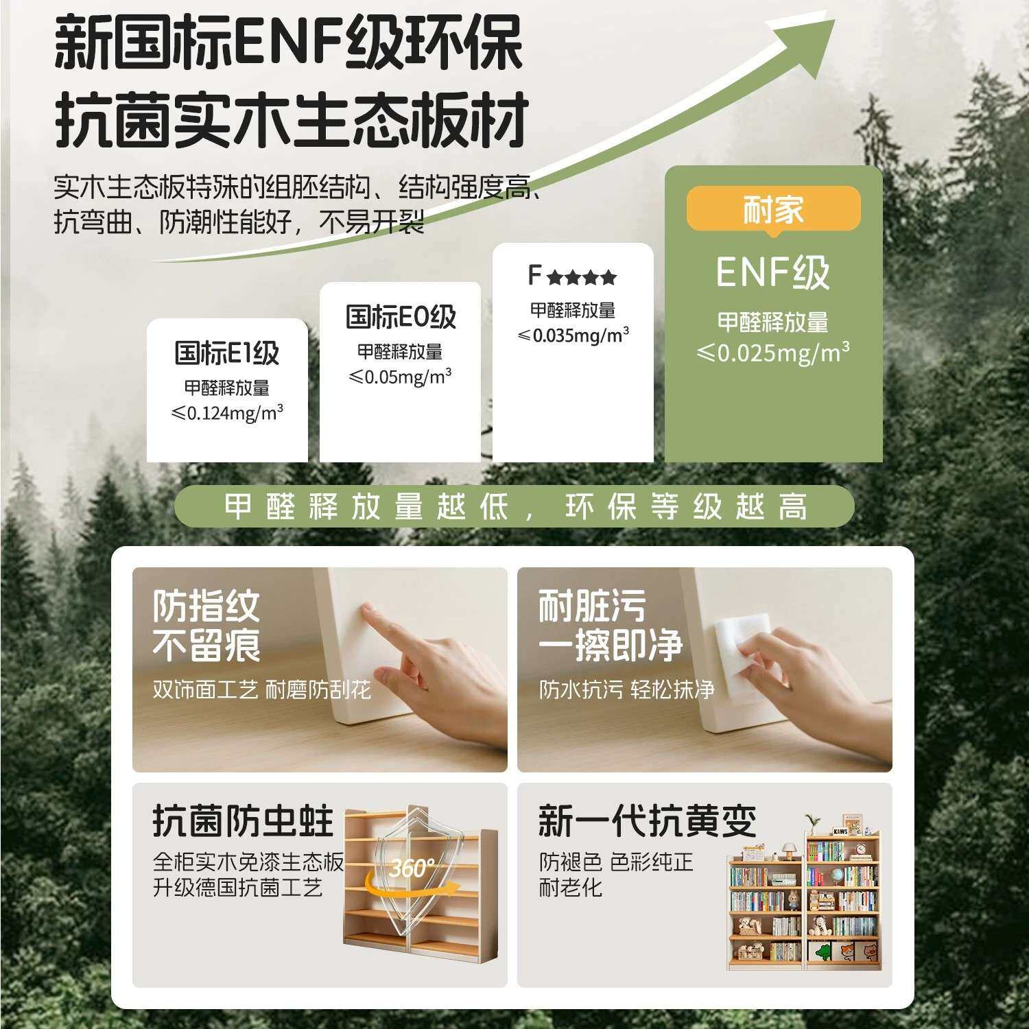 实木儿童收纳柜书架置物架落地学生阅读区布置学生多层书柜储物柜