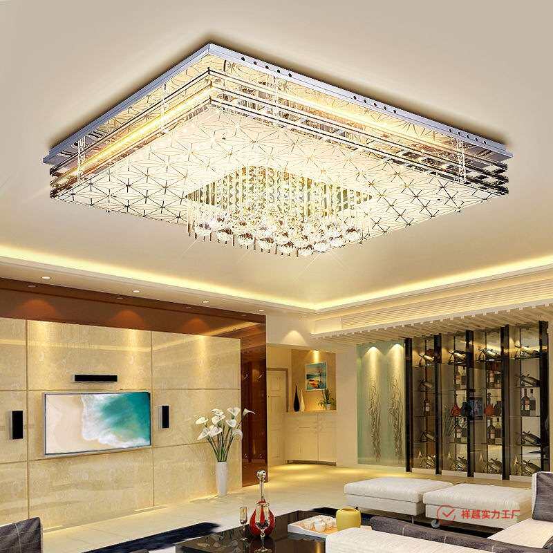 客厅主灯长方形LED水晶灯吸顶模型制作工具/辅料耗