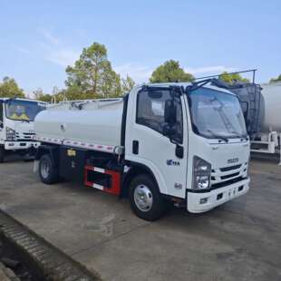 五十铃6立方加油车 为地质勘探队 森林防护队作业车辆和设备加油