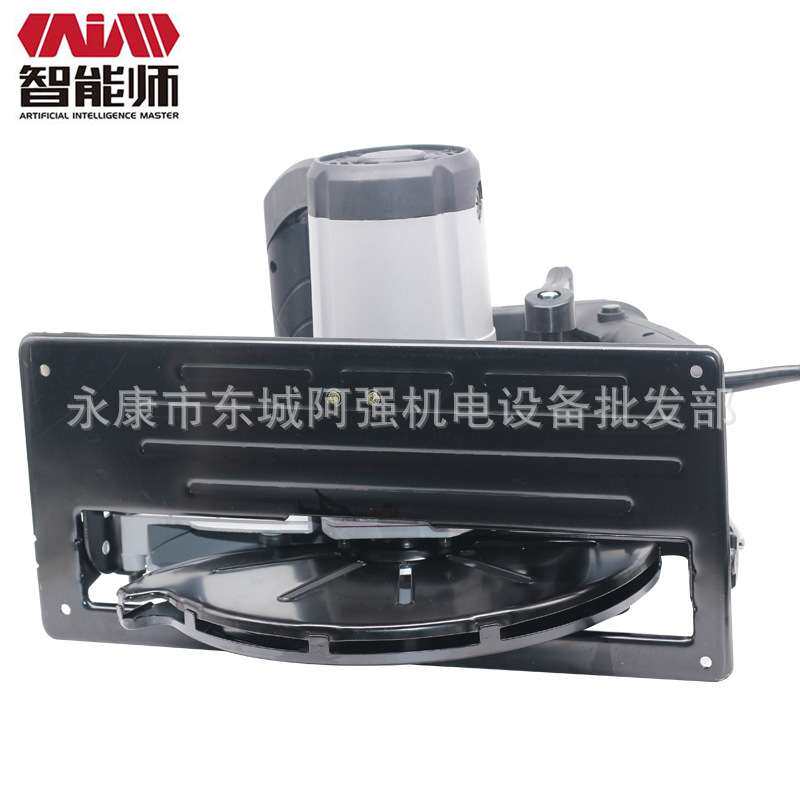 智能师12寸电圆锯212-1手提圆盘锯大功率工业级倒装锯45°斜切锯