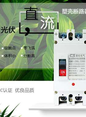 昌松塑壳直流塑壳断路器1P2P3P4P光伏蓄电池专用开关DC500V1000V