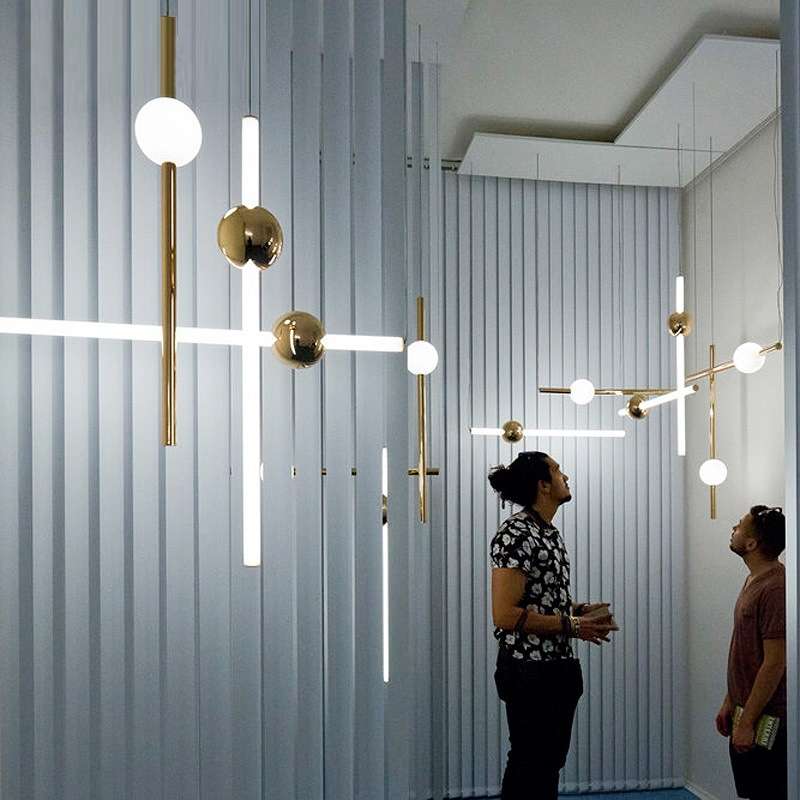 灯具个性北欧餐厅吊灯软装米兰创意设计师现代简约橱窗展厅吧台