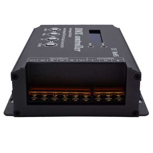 DMX512控制器 LED高压RGBW 灯带控制器 带LCD显示智能照明 厂家热