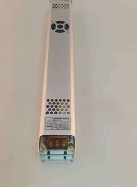 厂家直供LED长条广告灯箱电源DC直流12v400w超薄长条变压器