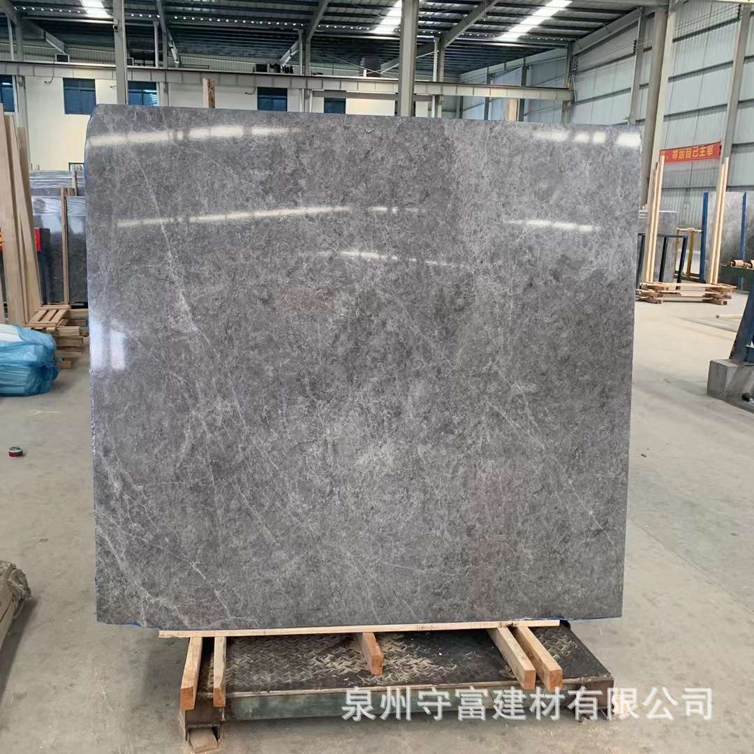云多拉灰大理石网格 云朵拉灰 窗台石材现代灰色大理石