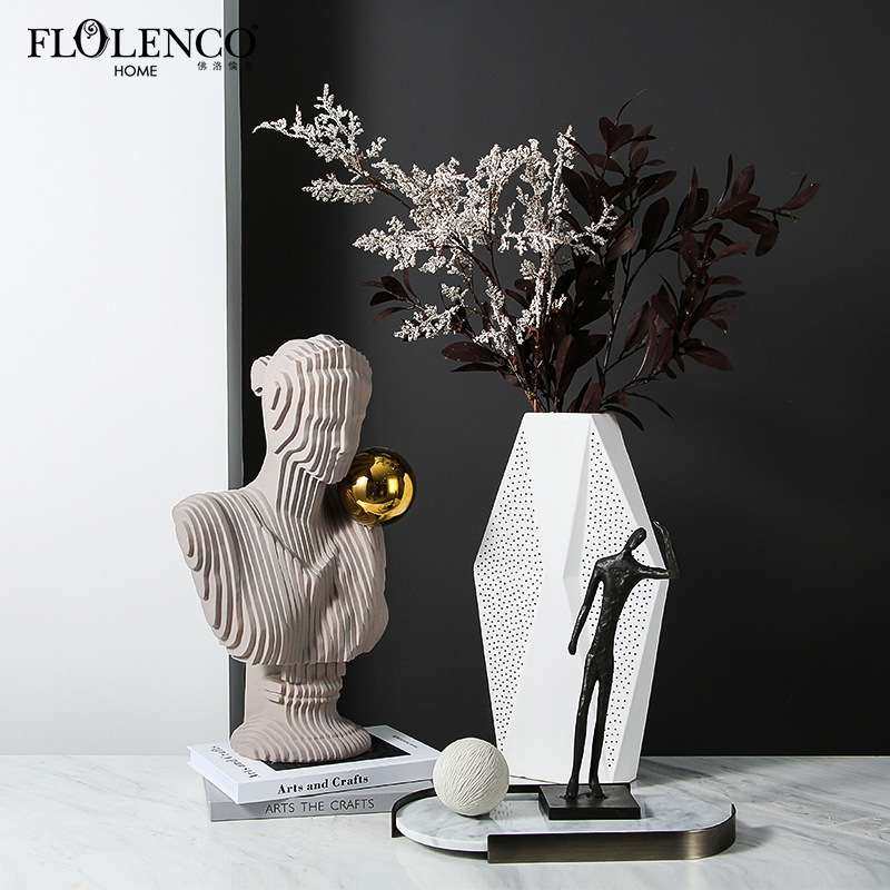 现代轻奢切形女人物艺术雕塑样板房办公室书柜创意家居工艺品摆件,鲜花速递/花卉仿真/绿植园艺,割草机/草坪机,淘宝优惠券,粉丝福利购,淘宝优惠卷