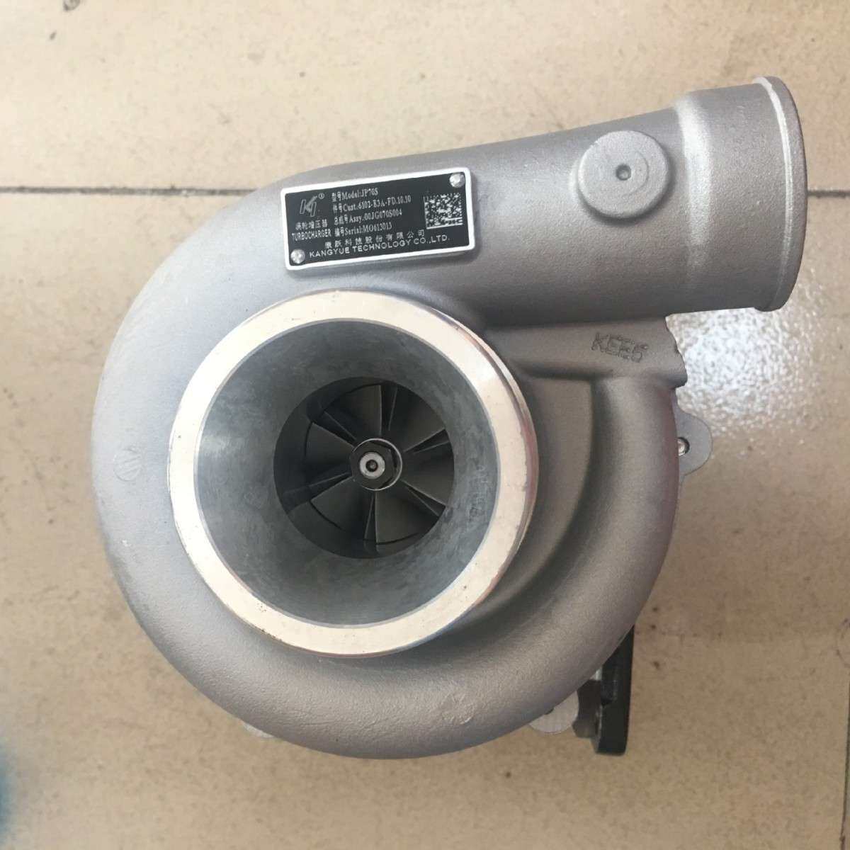 朝柴6102 发动机工程机械JP70S 6102-E3A-FD.10.10康跃涡轮增压器