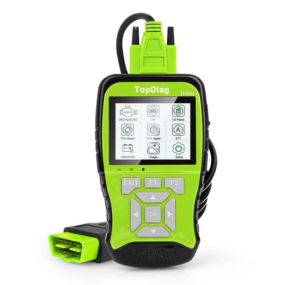TopDiag TP600 OBD2/EOBD 2 in 1发动机扫描仪读码卡+大众诊断仪